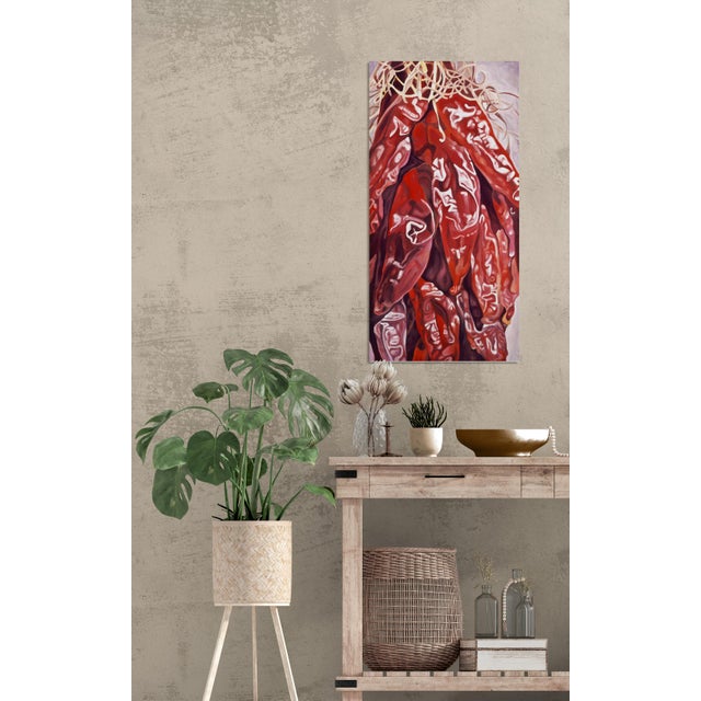 Ristras...the characteristic sight around New Mexico in the fall. The native New Mexico chili peppers are harvested and...