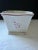 Shabby Chic Vintage Italian Pink and White Octagon Planter Cache Pot For Sale - Image 3 of 11