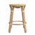 2020s Tobias 24 in. Seat Height Round Rattan Backless Counter Stool, Yellow/White Dot/ Natural Rattan Frame For Sale - Image 5 of 7