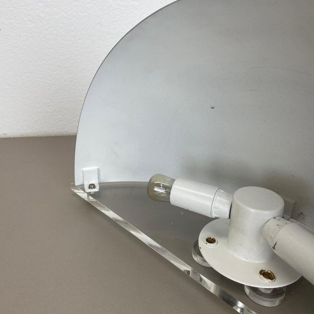 Vintage Wall Light in Metal Acrylic and Glass by Art-Line, Germany, 1980s For Sale - Image 6 of 18