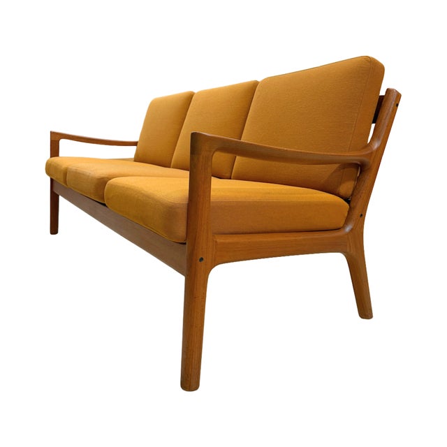 Mid 20th Century Mid 20th Century Danish Model 166 Senator Sofa by Ole Wanscher For Sale - Image 5 of 8