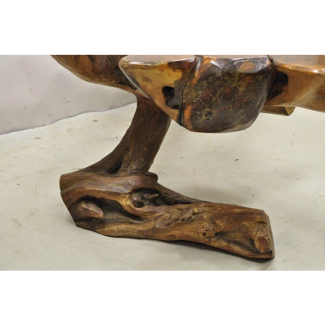 Organic Driftwood Mid Century Modern Sculptural Coffee Table For Sale - Image 12 of 13
