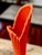 Vintage LE Smith Swung Vase - Bittersweet - Ribbed - Amberina - 26"H x 6"W x 6"D Excellent Condition - no chips, cracks or...