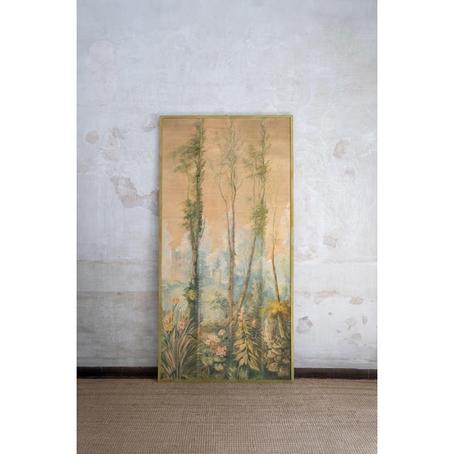 Modern Landscape Composition, Mid-20th Century, Painting on Canvas For Sale - Image 3 of 3