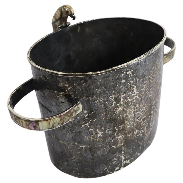 Silver Plated Cooler by "Emilia Los Castillo" For Sale - Image 6 of 18