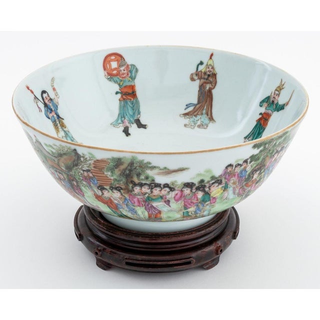 Chinese Famille Rose Porcelain Bowl For Sale - Image 4 of 9