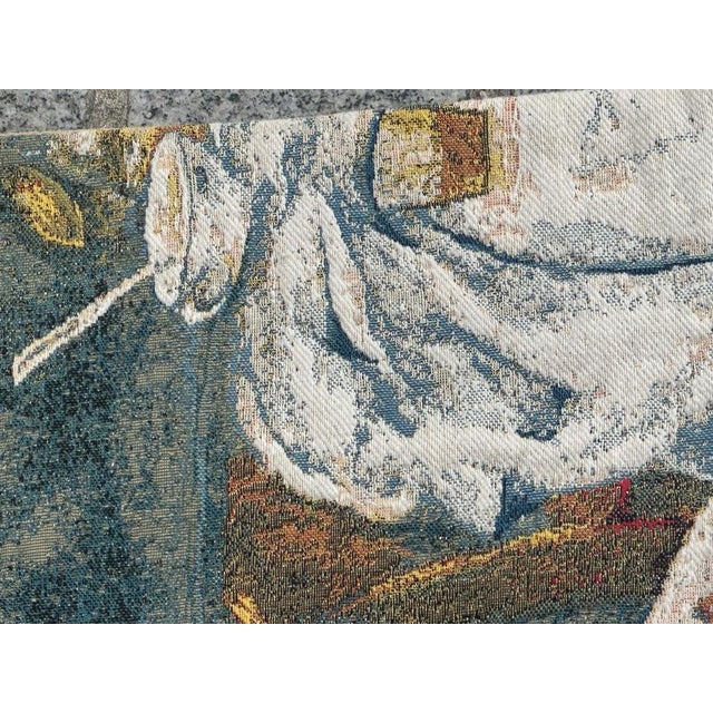 French Jacquard Tapestry with Dance in the Country Motif by A. Renoir, 2000s For Sale - Image 12 of 18