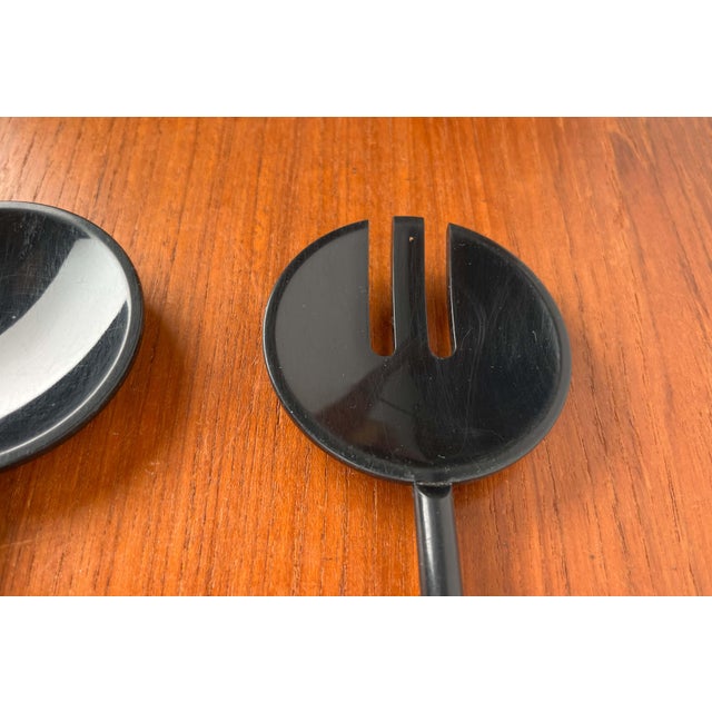 German Postmodern Salad Servers from Leonardo, 1980s, Set of 2 For Sale - Image 10 of 14