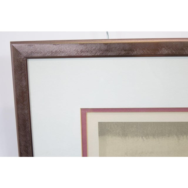 Late 20th Century Late 20th Century Dock and Boats – Signed Lithograph For Sale - Image 5 of 6