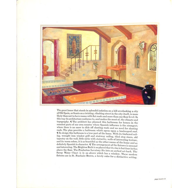 "Color and Style in Bathroom Furnishing and Decoration" 1929 For Sale - Image 12 of 12