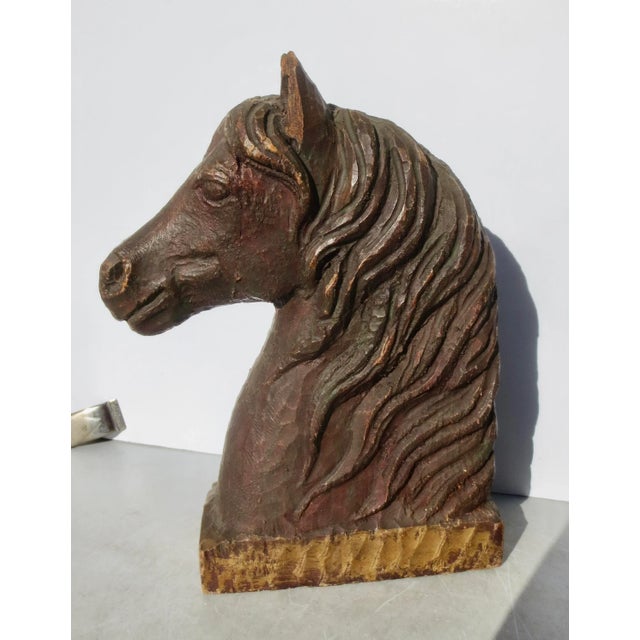 Folk Art Wooden Horse Knight For Sale - Image 4 of 8