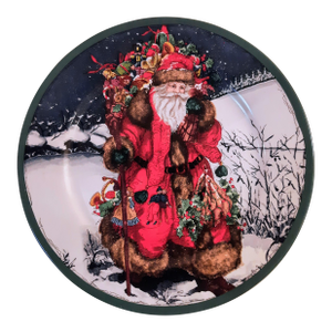 Old Saint Nick Santa Plate
