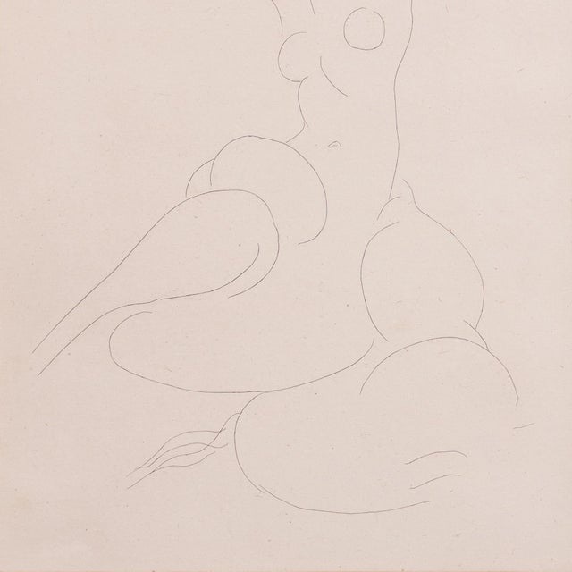 Printmaking Materials 'Nu Pour Cleveland' After Henri Matisse, 1932, Chine-Collé Etching, 56/250, Artist Signed For Sale - Image 7 of 8