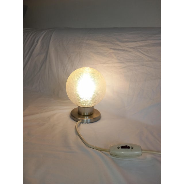Silver Table Lamp from Doria Leuchten, Germany, 1970s For Sale - Image 8 of 10