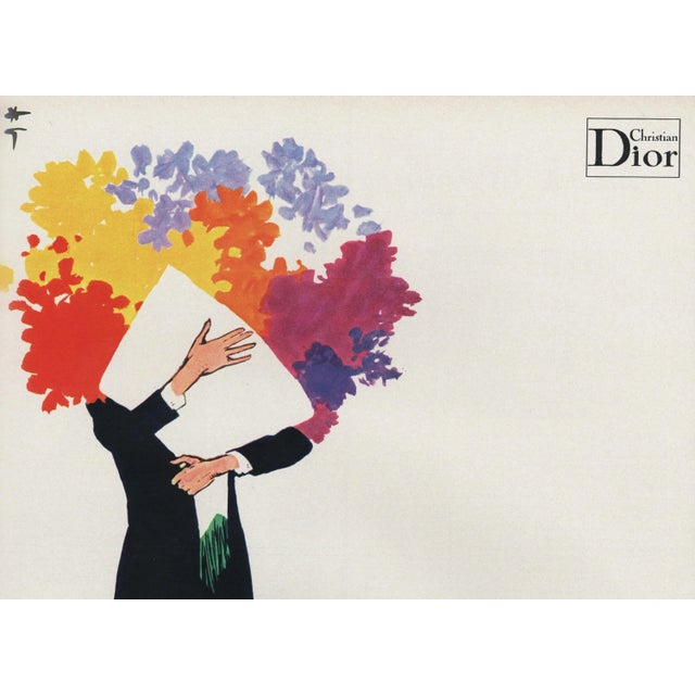 FABULOUS & FUN! This is a original 1970 vintage print for Christian Dior's signature fragrance, Diorissimo. Originally...