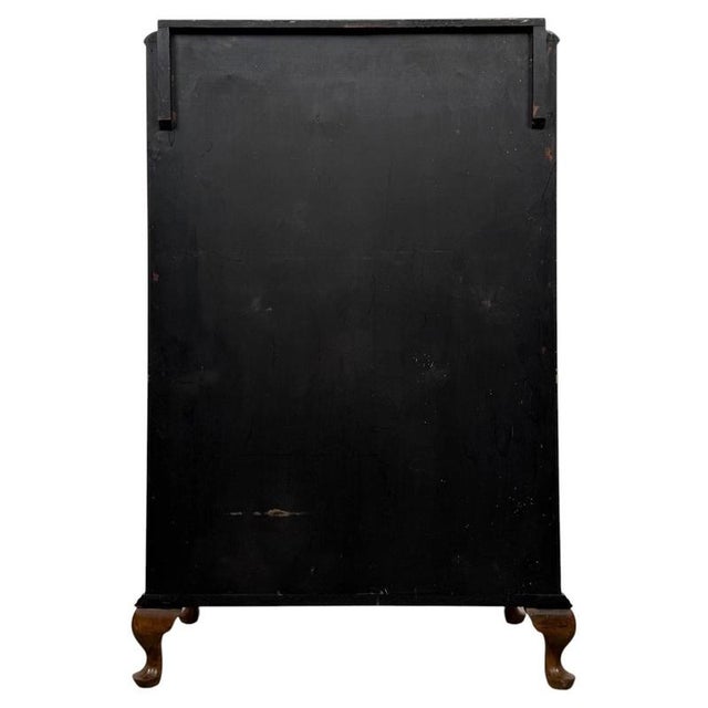 Antique Figured Walnut Cabinet, 1900s For Sale - Image 9 of 13