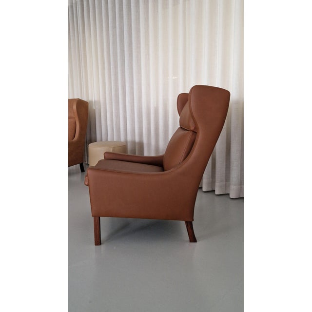Mid-Century Modern Wingback Chair by Børge Mogensen For Sale - Image 3 of 6