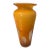 1960s Mid Century Modern Cased Glass "Finestre" Window Vase – Vibrant Orange & Opaque White For Sale