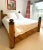 Crespi Style Split Reed Queen Sized Bed With Brass For Sale - Image 11 of 11