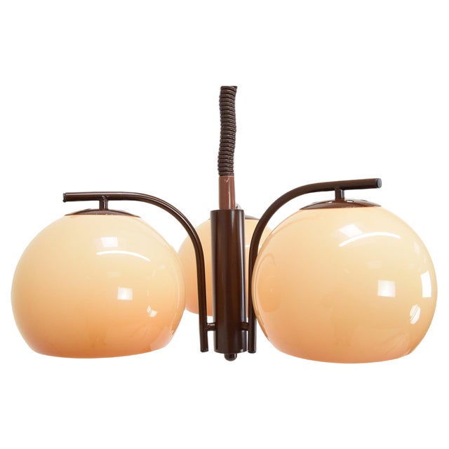 Mid-Century Adjustable Chandelier, 1970s For Sale