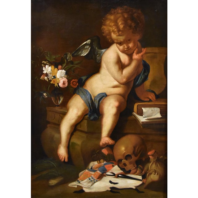 Erasmus Quellinus II, Vanitas Allegory of Youth, 1660, Oil on Canvas For Sale - Image 16 of 16