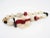 Cream Angela Caputi Japanese Inspired Oversized Resin Necklace With Faux-Ceramic Beads For Sale - Image 8 of 10