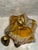 1970s Amber and Clear Murano Style Glass Pendant Lamp, 1970s For Sale - Image 5 of 14