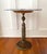 Hollywood Regency 1970s Pierced Reticulated Brass Pedestal Table For Sale - Image 3 of 6