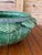 Dark Green Pair of Early 20th Century Green Glazed Sculptural Leaf Motif Garden Planters For Sale - Image 8 of 12