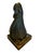 1960s Mid-Century Modern Abstract Bronze Sculpture of Draped Female Figure on Marble Base For Sale - Image 5 of 10