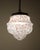 Art Deco Opaline Pate de Verre Chandelier with Relief Decorations, 1920s For Sale - Image 16 of 17