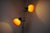 Vintage Hungarian Adjustable Floor Lamp with Two Orange Globe Shades, 1970 For Sale - Image 9 of 13