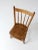 Antique Primitive Plank Seat Chair For Sale - Image 4 of 10