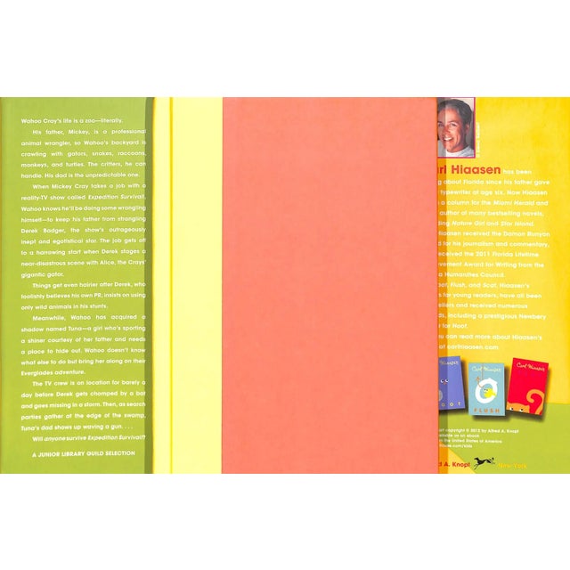 HIAASEN, Carl [290] pp. Alfred A. Knopf 2012 First Edition 8 1/2" x 5 3/4" *sticker tape residue to front jacket panel*...