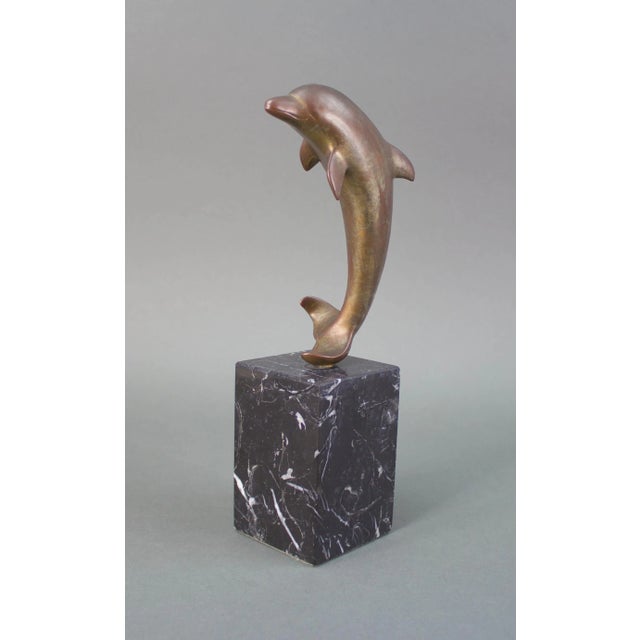 Vintage John Jagger Signed and Numbered Limited Edition Bronze Dolphin Sculpture For Sale - Image 10 of 10