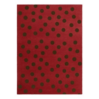Red and Brown Licorice Rug by Tapis Studio for Hommés Studio For Sale