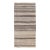 Stripe Design Turkish Vintage Kilim Rug in Shades of Ivory, Beige, and Brown For Sale