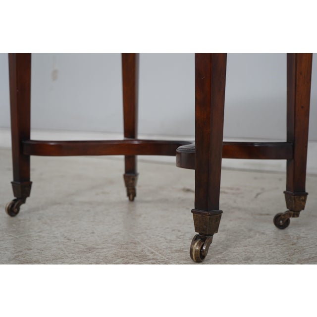 Theodore Alexander Kidney Mahogany Desk For Sale - Image 10 of 18
