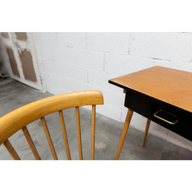 Baumann Desk and Chair, 1960s, Set of 2 For Sale - Image 12 of 18