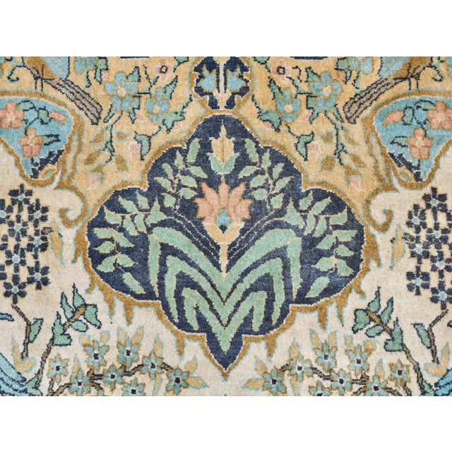 Middle Eastern Tree of Life Tabriz Rug For Sale - Image 3 of 8