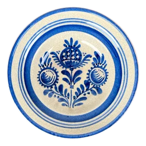 Mid-Century Modern German Studio Pottery Wall Plate by Wilhelm Kagel, 1960s