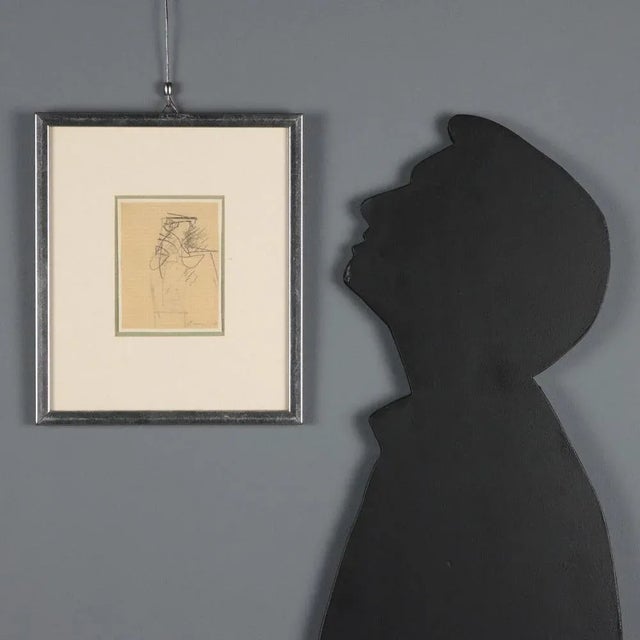 Mattia on paper. Signed lower right. Emilio Scanavino, a painter and sculptor originally from Genoa, began his career as a...