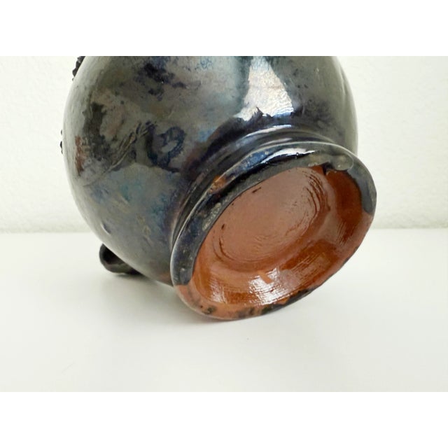 Antique Mexican Spanish Colonial Clay Pot, Early 20th Century For Sale - Image 9 of 12