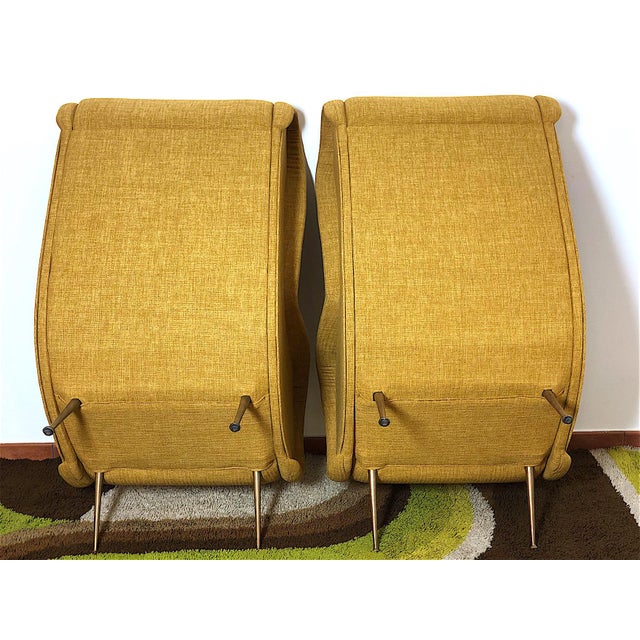 Vintage Italian Senior Lounge Chairs by Marco Zanuso, 1950s, Set of 2 For Sale - Image 13 of 16