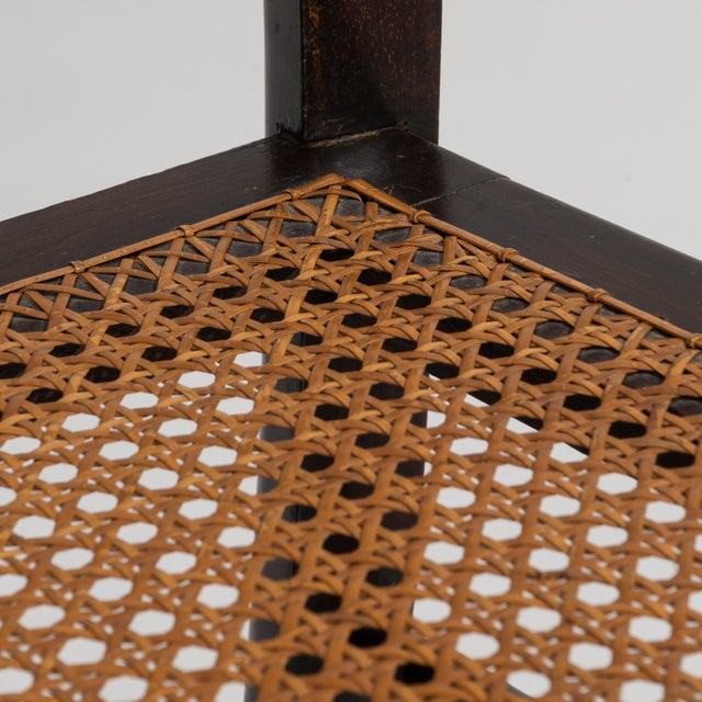 19th Century Pair Of Georgian Chairs With Rattan Seats For Sale - Image 10 of 14