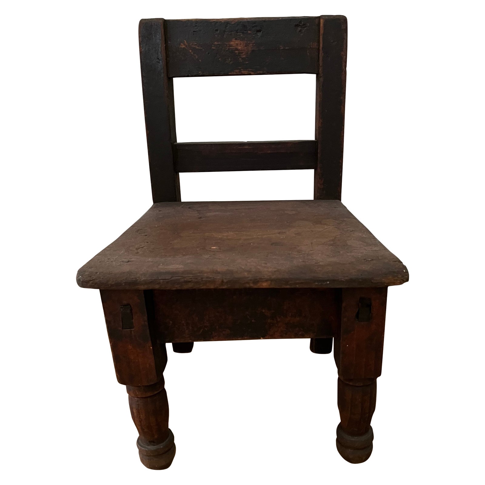 Mid 20th Century Vintage Children’s Wooden Chair Chairish