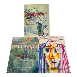 3 Christie's Auction Catalogs - Complete Collection of Impressionist & Modern Art Sales London, June 2003 - Fine Art Coffee Table Books