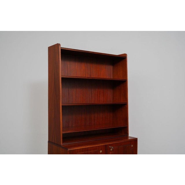 Brown Classical Style Bookcase in Solid Wood For Sale - Image 8 of 18