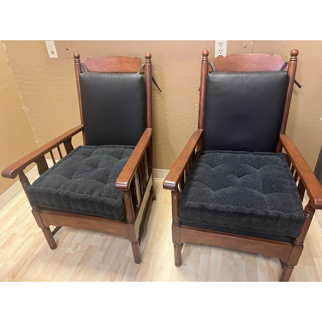 Pair of Fully Restored Stickley Brothers "Quaint New England" Ladder