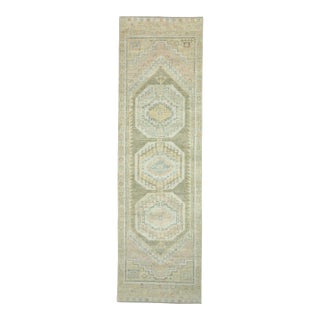 Turkish Oushak Runner Rug 2'11" x 9'11" #17488 For Sale